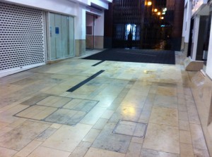 anti slip treatment for limestone